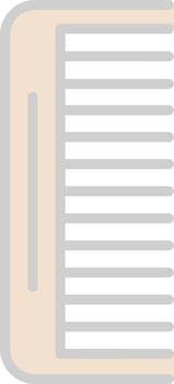 Hair Brush Vector Icon Design