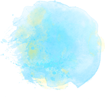 blue stain watercolor png