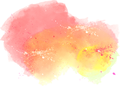 watercolor stain orange png