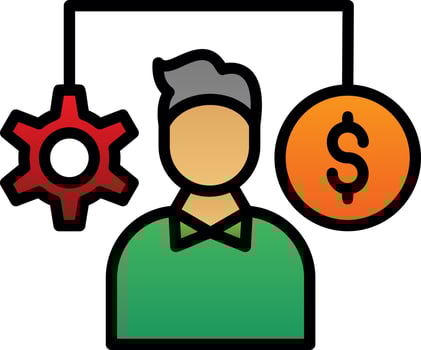 Balance Work Vector Icon Design