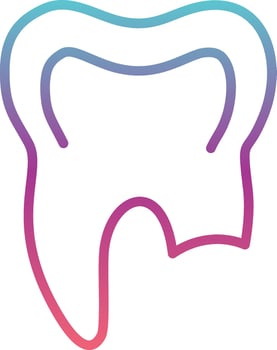 Broken Tooth Vector Icon