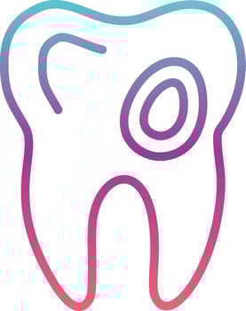 Caries Vector Icon