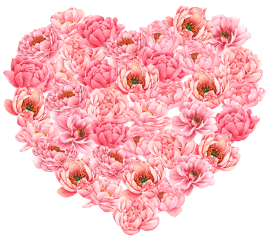 Valentine's Flower watercolor clipart png