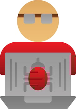 Hacker Vector Icon Design