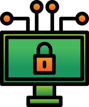 Encryption Vector Icon Design