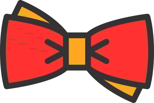 Bow Tie Vector Icon Design