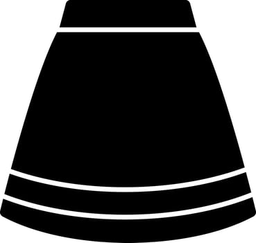 Skirt Vector Icon Design
