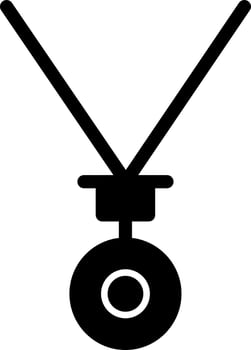 Necklace Vector Icon Design