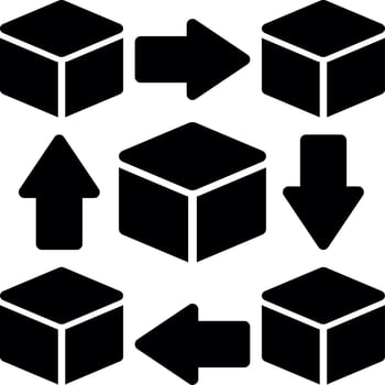 Blockchain Vector Icon Design