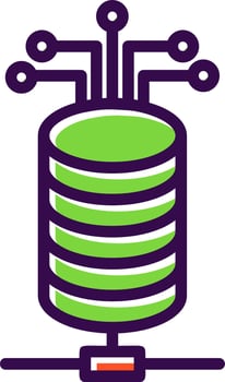 Big Data Vector Icon Design