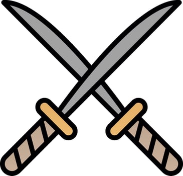 Rapier Vector Icon Design