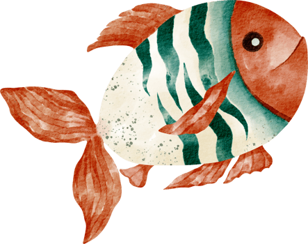 watercolor aquarium sea animal png
