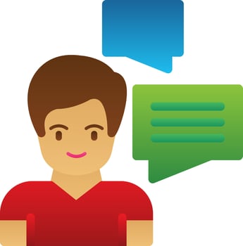 Communication Vector Icon Design