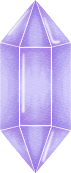watercolor crystal purple png