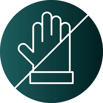 Hand Off Vector Icon Design