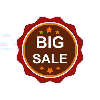 Big sale logo vector design