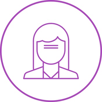 Forehead Vector Icon