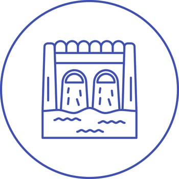 Dam Vector Icon