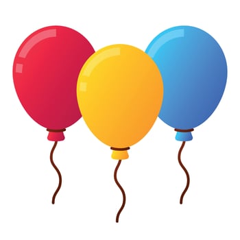 Shiny Balloons Gradient vector