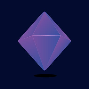 Game Purple Gem Gradient vector
