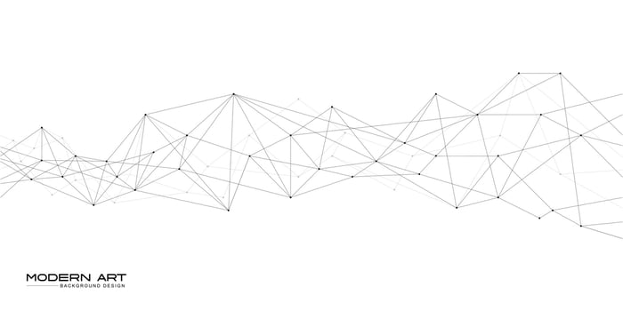 Abstract data connection line for modern futuristic background. Digital design for banner, poster and wallpaper vector