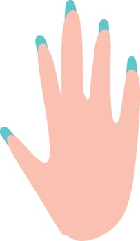Hand vector illustration in doodle style