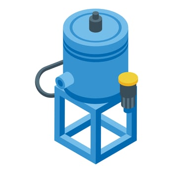 Mining safety icon isometric vector. Gold mine vector