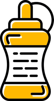 Water Bottle Creative Icon Design vector