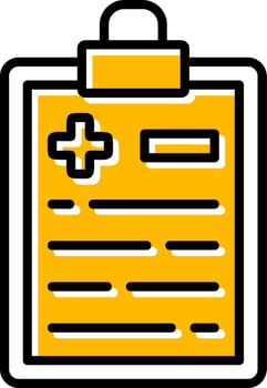 Medical Report Creative Icon Design vector
