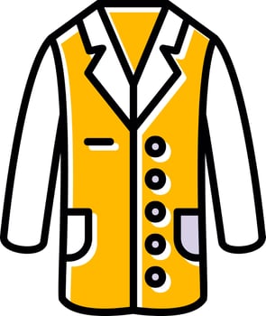 Lab Coat Creative Icon Design vector