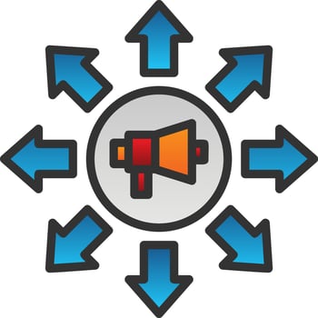 Advertising Submission Vector Icon Design