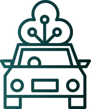 Driving Data Vector Icon Design