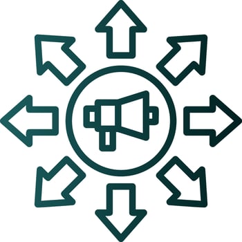 Advertising Submission Vector Icon Design