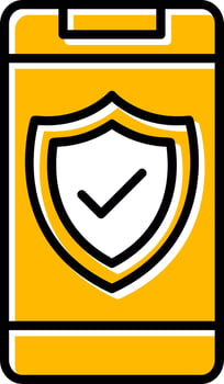 Phone Insurance Creative Icon Design vector