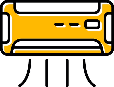 Air Conditioner Creative Icon Design vector