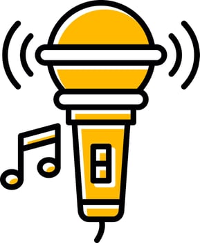 Microphone Creative Icon Design vector