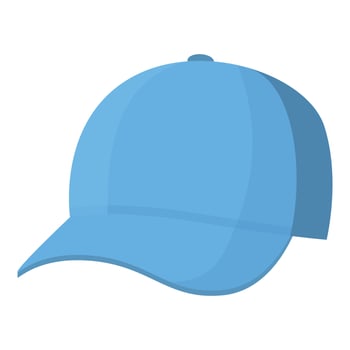 Blue sky cap icon cartoon vector. Baseball hat vector