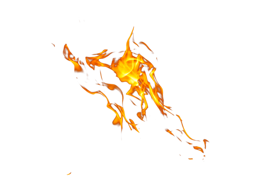 Fire flame texture. Burning material backdrop. Burn effect pattern. Blaze and torch wallpaper. Transparent background. png