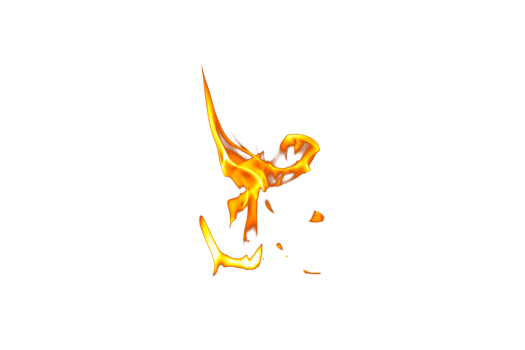 Fire flame texture. Burning material backdrop. Burn effect pattern. Blaze and torch wallpaper. Transparent background. png