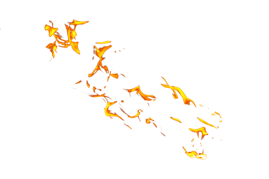 Fire flame texture. Burning material backdrop. Burn effect pattern. Blaze and torch wallpaper. Transparent background. png