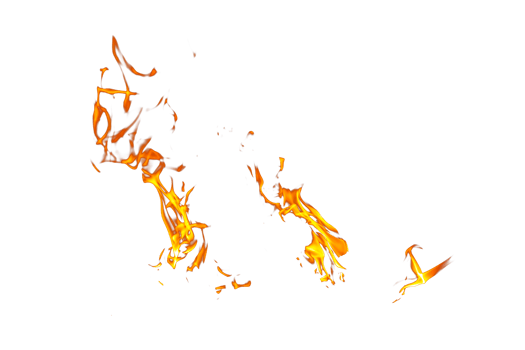 Fire flame texture. Burning material backdrop. Burn effect pattern. Blaze and torch wallpaper. Transparent background. png