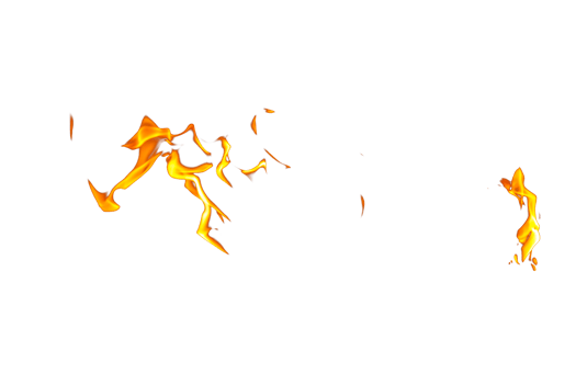 Fire flame texture. Burning material backdrop. Burn effect pattern. Blaze and torch wallpaper. Transparent background. png