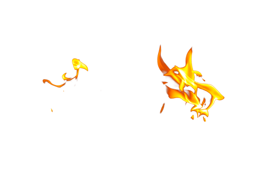 Fire flame texture. Burning material backdrop. Burn effect pattern. Blaze and torch wallpaper. Transparent background. png