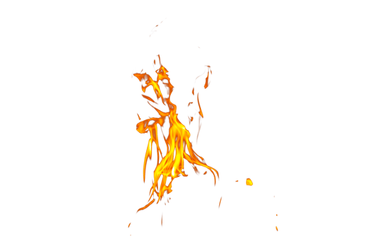 Fire flame texture. Burning material backdrop. Burn effect pattern. Blaze and torch wallpaper. Transparent background. png