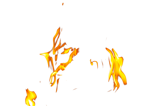 Fire flame texture. Burning material backdrop. Burn effect pattern. Blaze and torch wallpaper. Transparent background. png