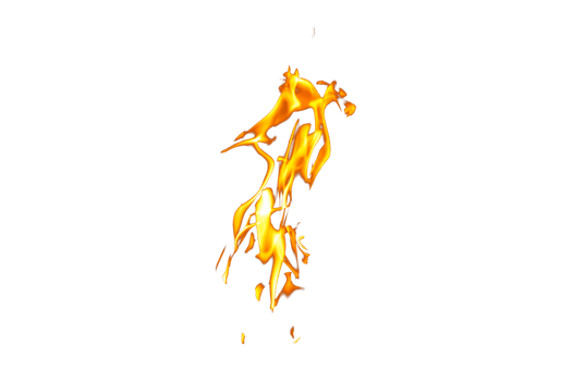 Fire flame texture. Burning material backdrop. Burn effect pattern. Blaze and torch wallpaper. Transparent background. png