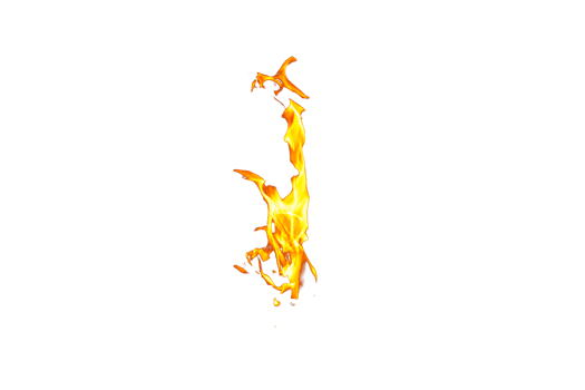 Fire flame texture. Burning material backdrop. Burn effect pattern. Blaze and torch wallpaper. Transparent background. png