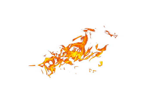 Fire flame texture. Burning material backdrop. Burn effect pattern. Blaze and torch wallpaper. Transparent background. png