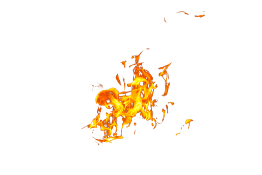 Fire flame texture. Burning material backdrop. Burn effect pattern. Blaze and torch wallpaper. Transparent background. png