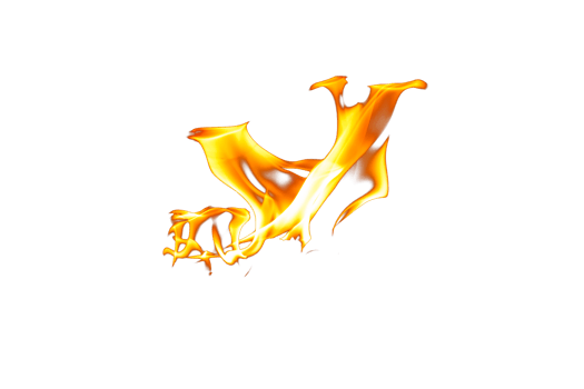 Fire flame texture. Burning material backdrop. Burn effect pattern. Blaze and torch wallpaper. Transparent background. png